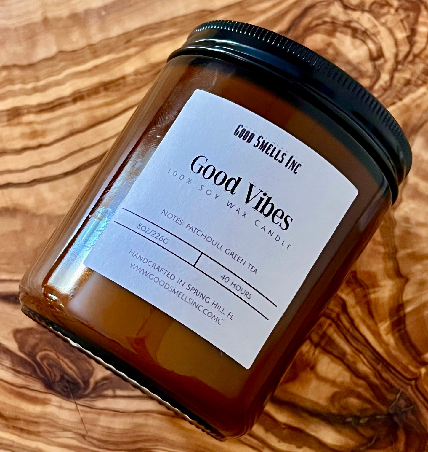 Good vibes soy candle formerly