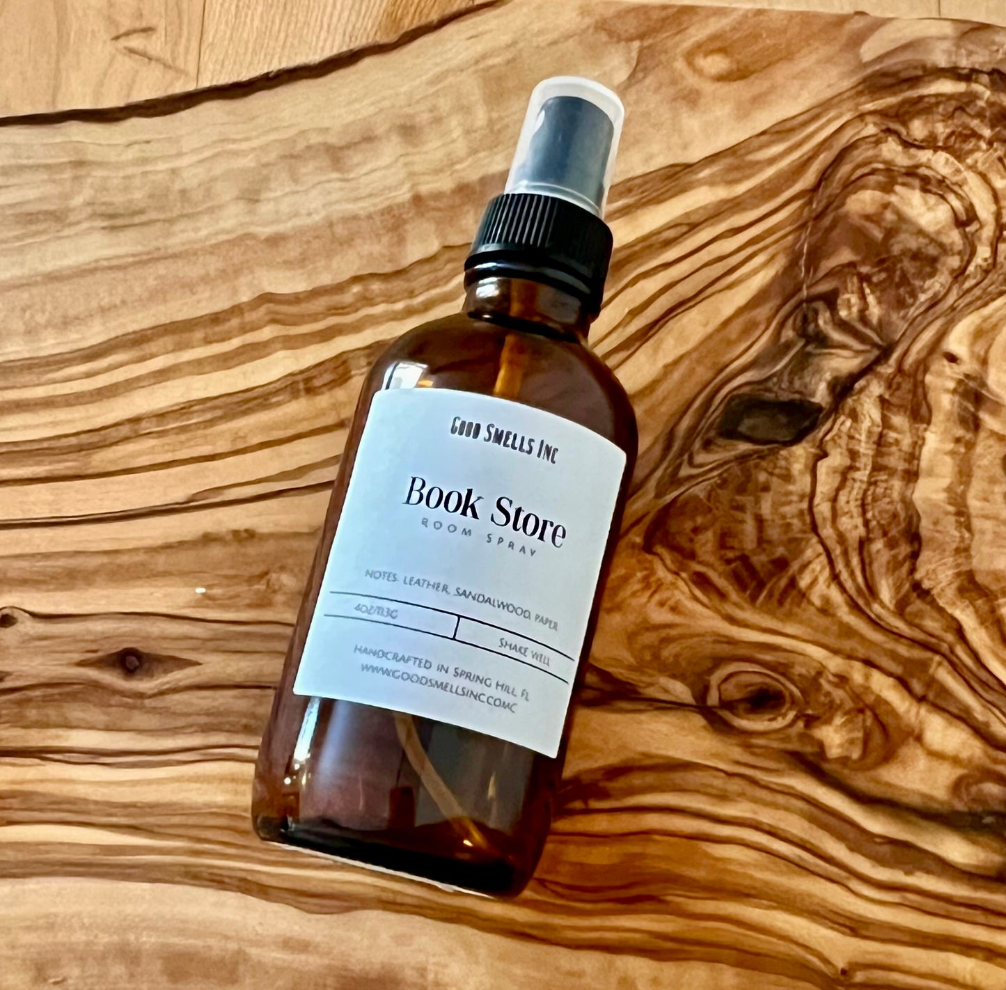 Book store room spray