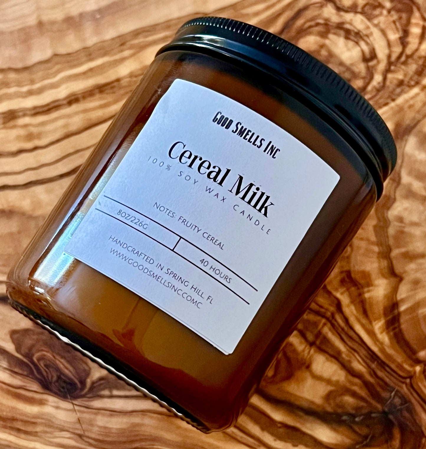 Cereal milk soy candle