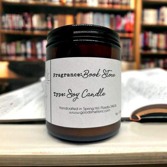 Book Store Soy Candle 8oz