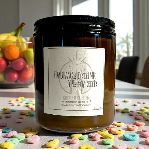 Cereal Milk Soy Wax Candle 8oz