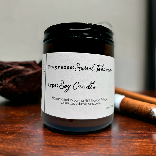 Sweet Tobacco Soy Candle 8oz