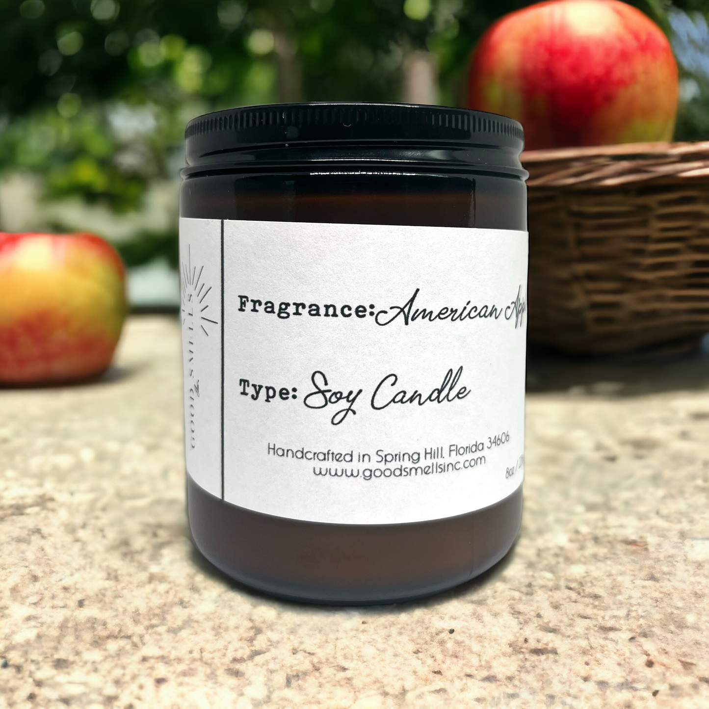 American Apple Soy Candle 8oz