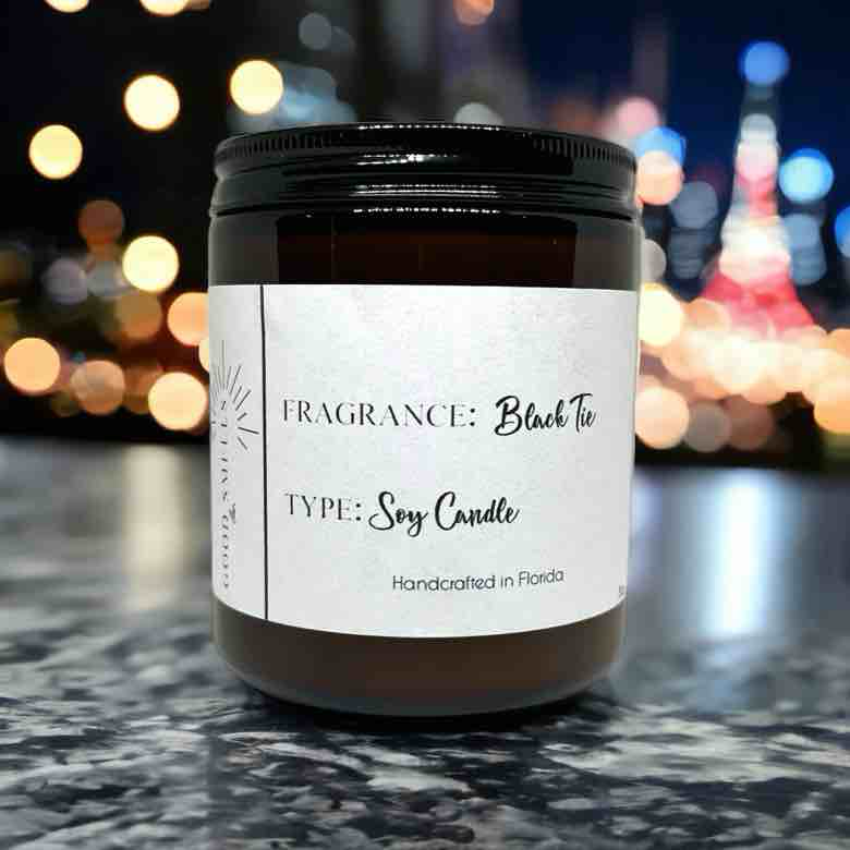 Black Tie Soy Candle 8 oz