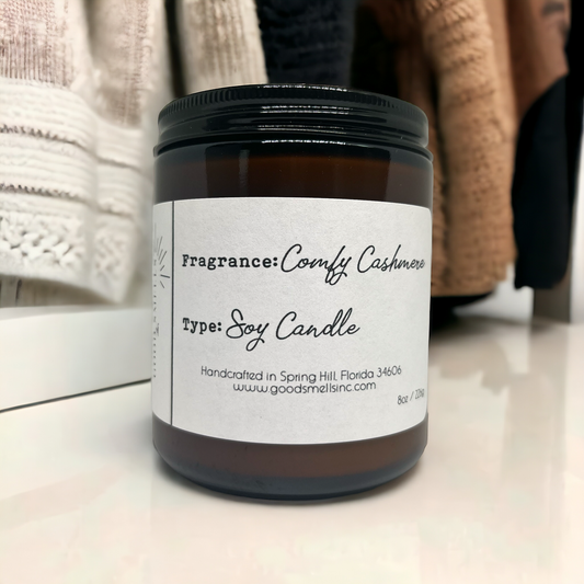 Comfy Cashmere Soy Candle 8oz