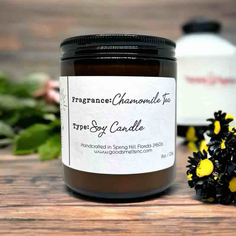 Chamomile Tea Soy Candle 8 oz