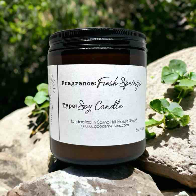 Fresh Springs Soy Candle 8 oz