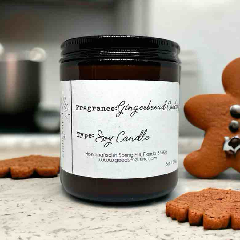 Gingerbread Cookies Soy Candle 8 oz