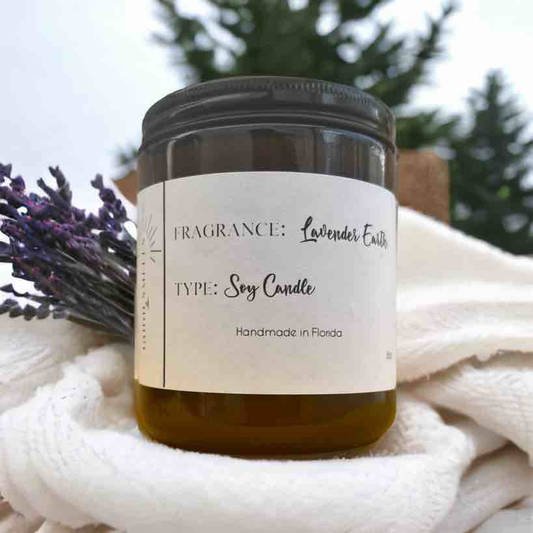 Lavender Earth Soy Candle 8 oz