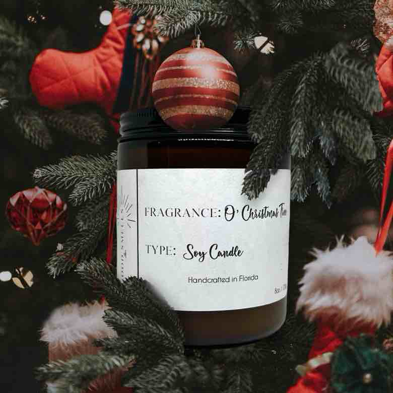 O’Christmas Tree Soy Candle 8 oz