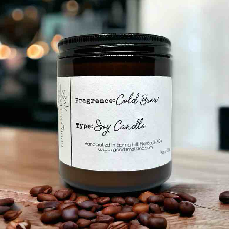 Cold Brew Soy Wax Candle 8 oz