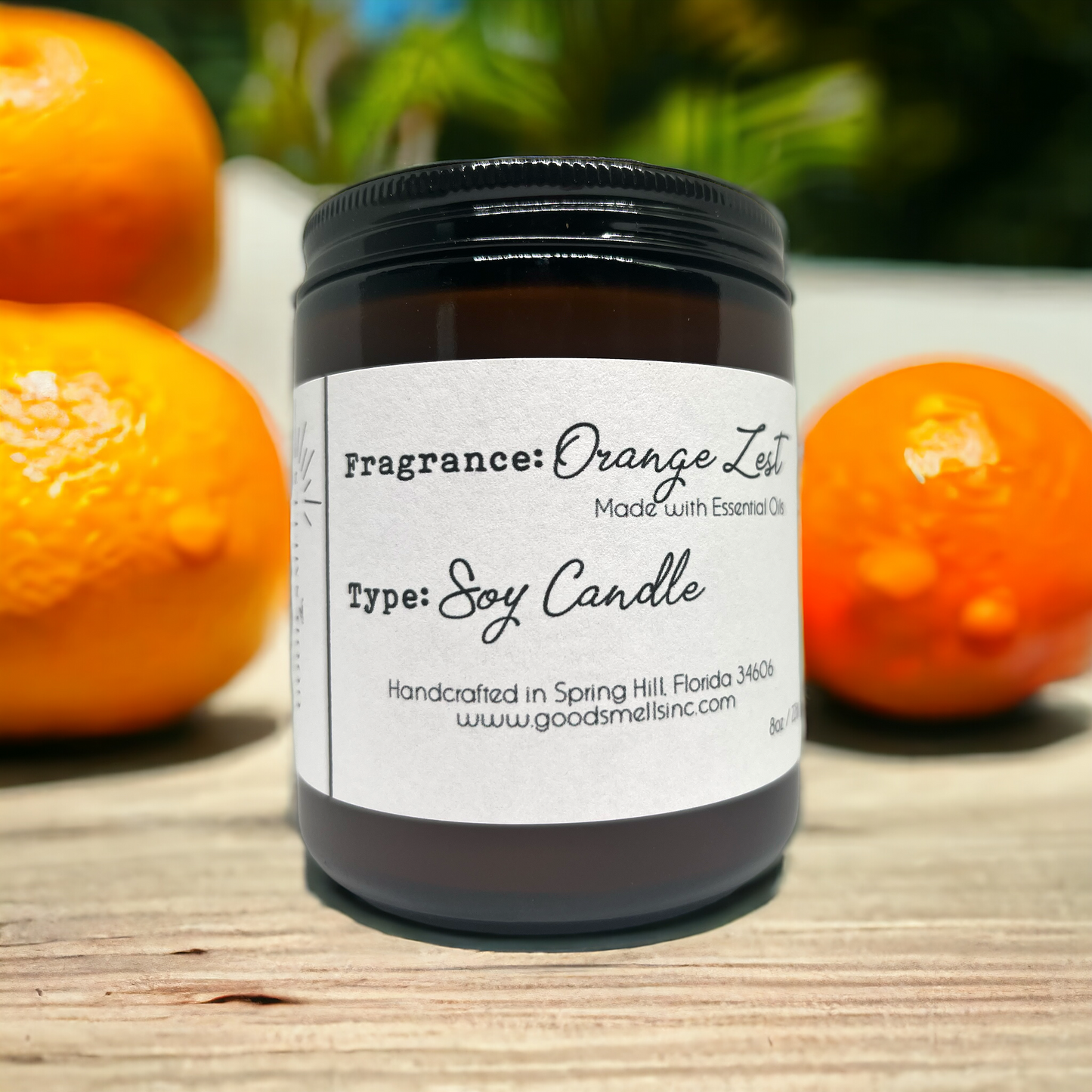 Orange Zest Soy Candle 8oz