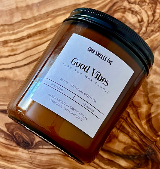 Good vibes soy candle formerly
