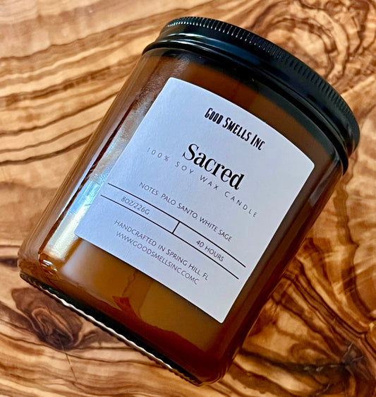 Sacred soy wax candles