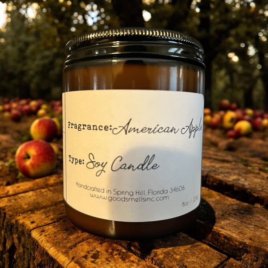 American Apple Soy Candle 8oz