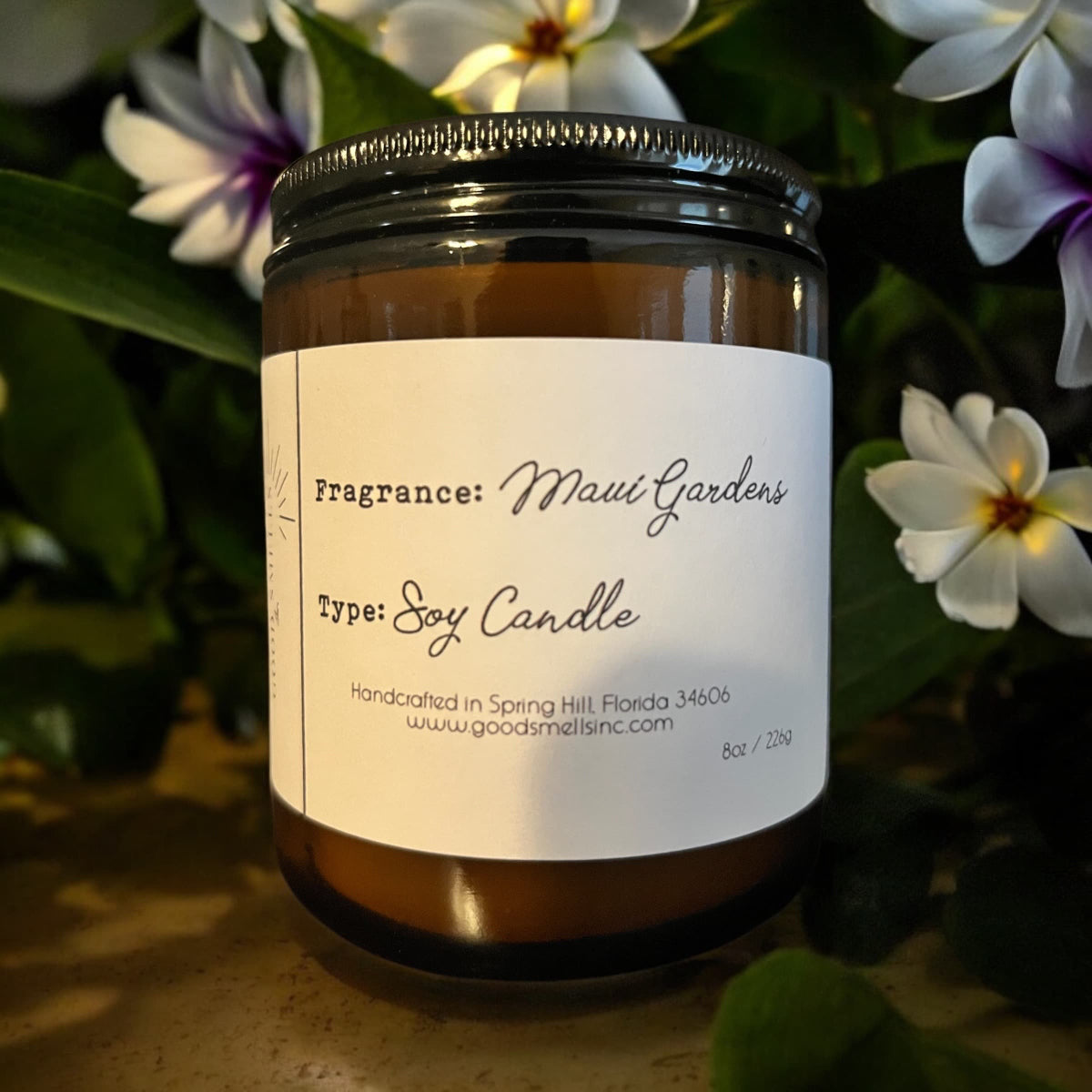 Maui Gardens Soy Candle 8oz