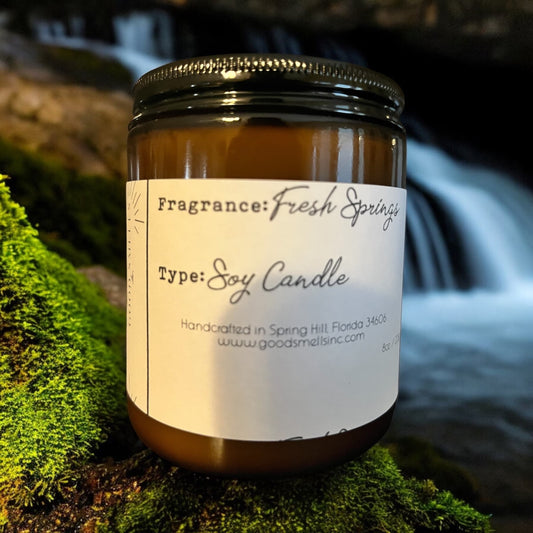 Fresh Springs Soy Candle 8 oz