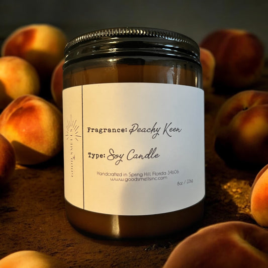 Peachy Keen Soy Candle 8oz