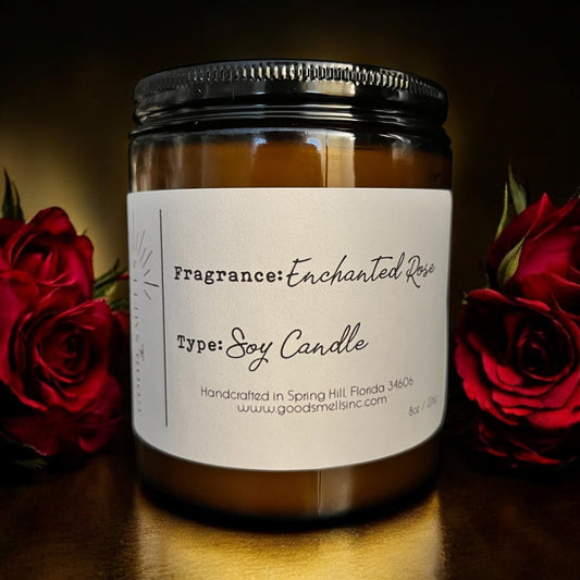 Enchanted Rose Soy Candle 8oz